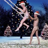 Kaart - Kerst - Tracks - Nudisten schommelen - XS385A