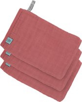 Lässig Muslin Wash Glove Set 3 pcs - Rosewood