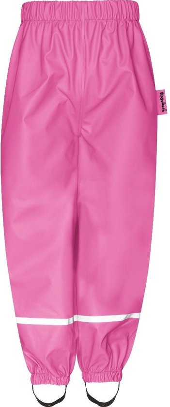 Playshoes - Regenbroek met Fleece voering voor kinderen - Pink - maat 140cm
