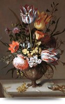 Maison de France - Canvas Bloemen rijks 8 - canvas - 60 x 90 cm