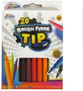Grafix 20 Viltstiften Brush fibre tip