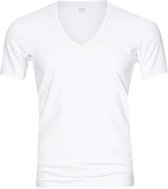 Mey - Dry Cotton V-hals T-shirt Wit - Heren - Maat L - Slim-fit