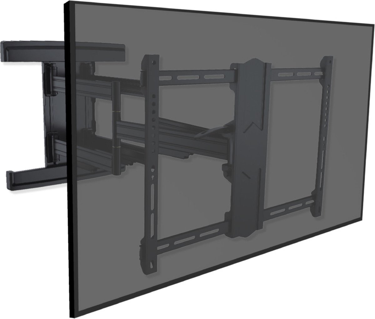 Cavus WME602 Heavy Duty TV Muurbeugel - XL TV ophangbeugel voor 37 - 80 Inch  max 70 kg - Draaibare VESA TV muursteun - 800mm