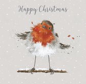 Luxe Wenskaarten - Christmas Robin