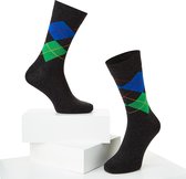McGregor Sokken Heren | Maat 41-46 | Intarsia Sok Grijs | Grijs Grappige sokken/Funny socks| Golf accessoires