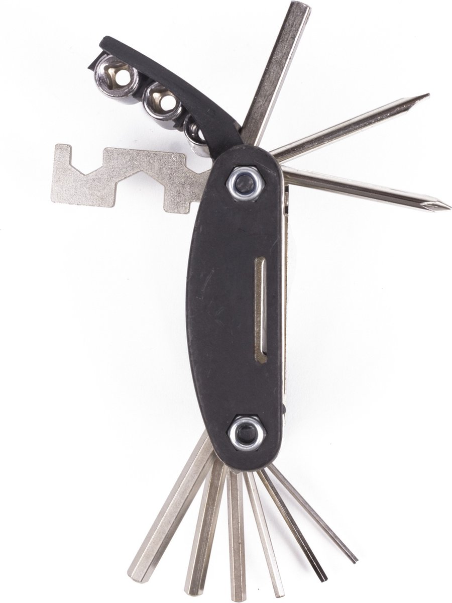 Deltac Fiets Reparatieset Zwart - 16 delig