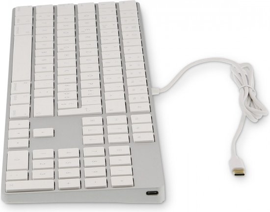 heilige T zeven LMP - USB-C Toetsenbord - Geschikt voor IOS en Windows - AZERTY Indeling-  Aluminium -... | bol.com