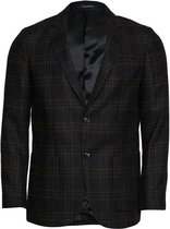 River Woods Geruite blazer in blauw