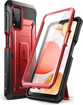 Supcase 360 Backcase étui avec screenprotector compatible avec Samsung A12 Rouge