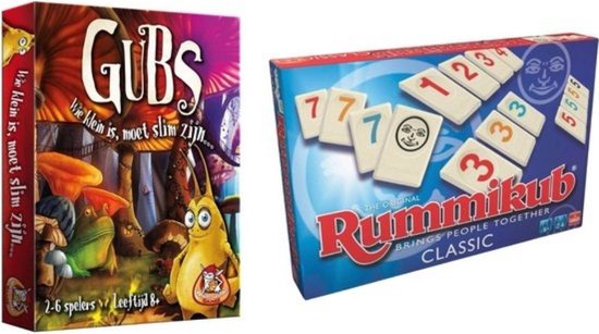cap koppeling Controverse Spellenset - 2 stuks - Kaartspel - Gubs & Rummikub | Games | bol.com
