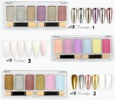 Solide Nail Art Pigment Compleet Set 3 Stuks