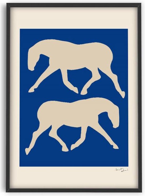 Anna Mörner - Horses - 50x70 cm - Art Poster - PSTR studio