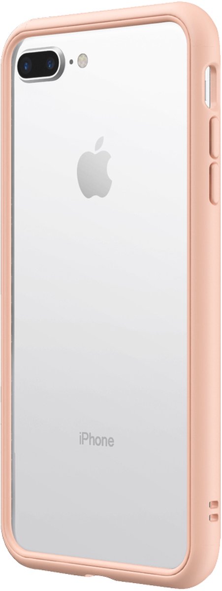 Apple iPhone 7 Plus Hoesje - Rhinoshield - CrashGuard NX Serie - Hard Kunststof Bumper - Blush Pink - Hoesje Geschikt Voor Apple iPhone 7 Plus