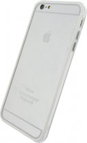 Apple iPhone 6/6s Plus Hoesje - Xccess - Serie - Hard Kunststof Bumper - Transparant / Wit - Hoesje Geschikt Voor Apple iPhone 6/6s Plus