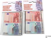 Magneten Eurobiljet 4 stuks
