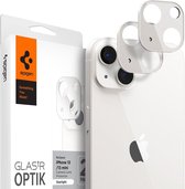 Spigen - Apple iPhone 13 / iPhone 13 Mini camera lens screenprotector - Wit - 2 pack