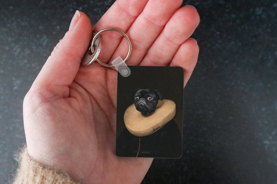 Porte-clés - Chien - Peinture - Maîtres anciens - Distribution de cadeaux - Plastique