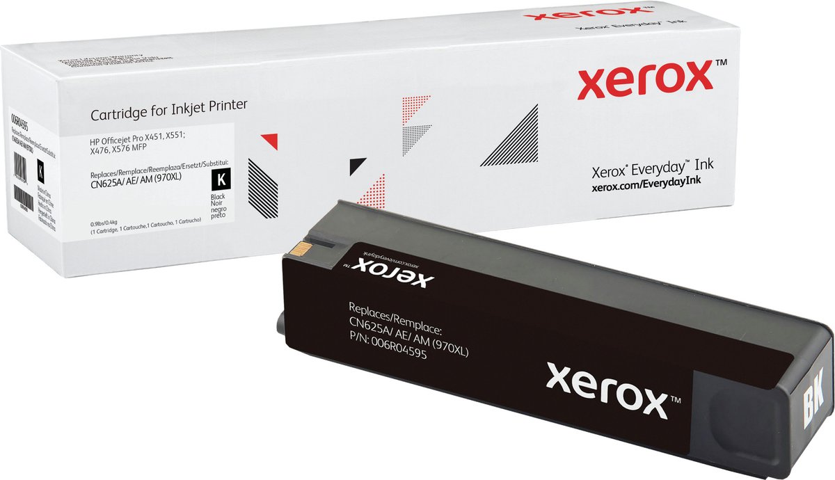 Xerox Inktcartridge vervangt HP HP 970XL (CN625AE, CN625A, CN625AM) Compatibel Zwart Everyday 006R04595