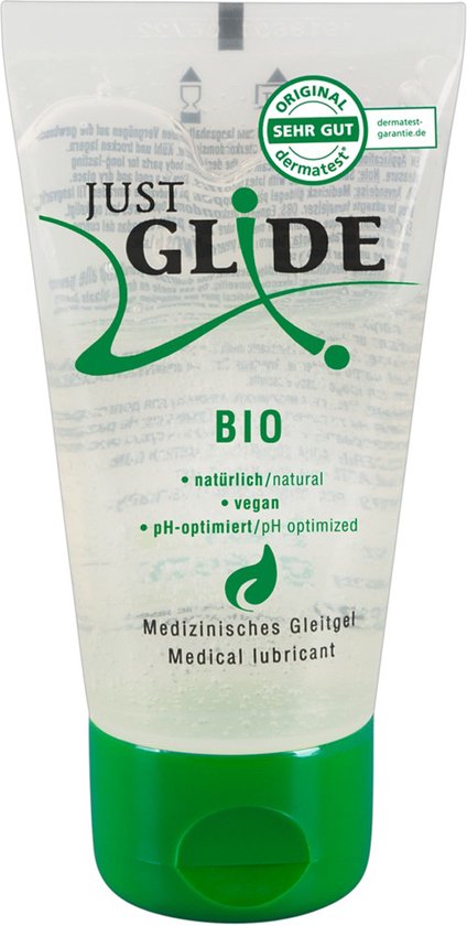 Just Glide Bio Waterbasis Glijmiddel - 50 Ml