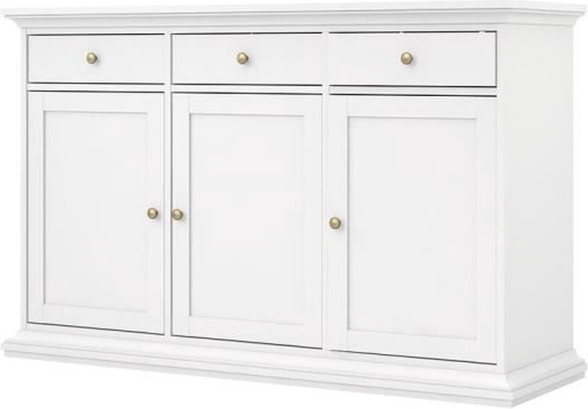 CALICOSY - Dressoir met 3 deuren en 3 lades B143,7 cm – SOFIA