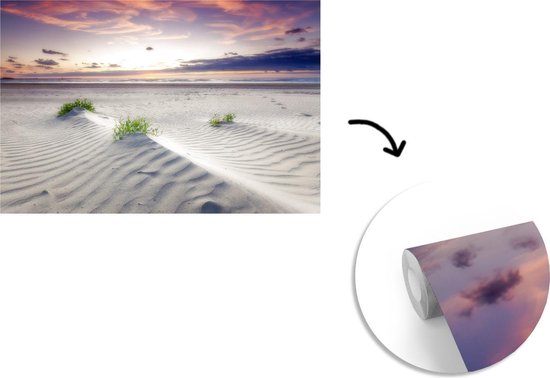 Papier peint Papier peint photo en vinyle - Coucher de soleil dans un paysage aux Nederland largeur 360 cm x hauteur 240 cm - Tirage photo sur papier peint (disponible en 7 tailles)