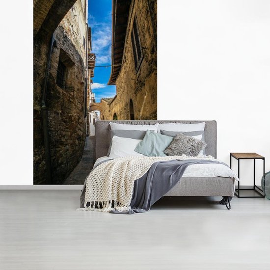 Papier Peint - Papier peint photo La Vieille Ville de San Gimignano en Italie - Largeur 160 cm x Hauteur 240 cm