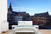 Behang - Fotobehang Markt - Nijmegen - Nederland - Breedte 360 cm x hoogte 240 cm