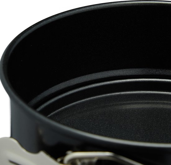 springvorm - klein - set van 5 - Ø 12 cm - rond - taartvorm - 250° C hittebestendig