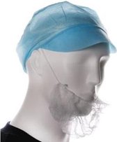 OXXA Cover baardmasker, wit, 100 stuks
