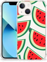 Smartphone hoesje Geschikt voor iPhone13 mini Telefoonhoesje met tekst met transparante rand Watermelons