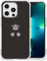 Smartphone hoesje Geschikt voor iPhone 13 Pro Hoesje Bumper met transparante rand Gorilla