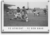 Walljar - FC Utrecht - FC Den Haag '71 - Muurdecoratie - Plexiglas schilderij