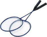 badmintonset 65 cm staal blauw 4-delig