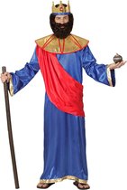 Widmann - Koning Prins & Adel Kostuum - Bijbelse Koning Hiram Van Tyrus - Man - blauw - Large - Carnavalskleding - Verkleedkleding