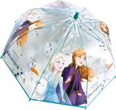 kinderparaplu Frozen II 45 cm polyester transparant