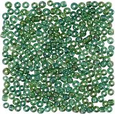 Rocailles groen glans 3 mm 25gr