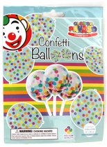 Adic - Ballons - Avec confettis - 6pcs.