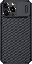 Telefoonhoesje geschikt voor Apple iPhone 13 Pro Max - CamShield Pro Armor Case - Back Cover - Zwart