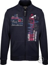 Camp David ® sweatjack met artwork en gebreide patches