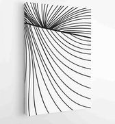 Canvas schilderij - Abstract wall art vector collection. Abstract organic shape line Art design for poster, print, cover, wallpaper, Minimal and natural wall art 4 -    – 1813369846 - 40-30 Vertical