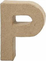 letter P papier-m√¢ch√© 10 cm