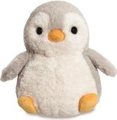 knuffel Cuddle Pals pingu√Øn 18 cm pluche grijs/wit