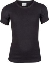 Beeren Jongens T-Shirt - Ronde hals - Zwart - maat 116