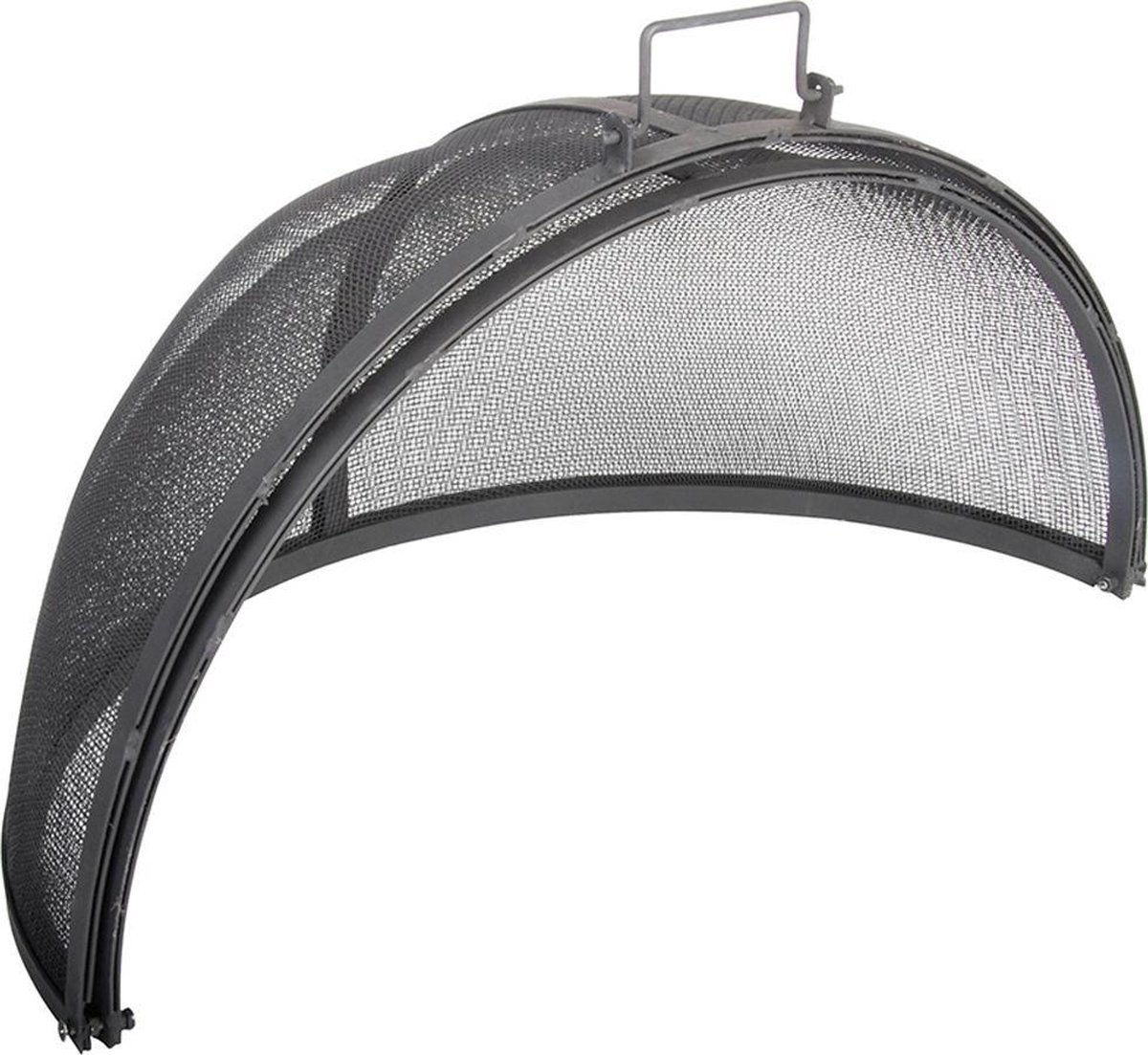 Esschert Design Folding Spark Screen for Fire Bowl - Black