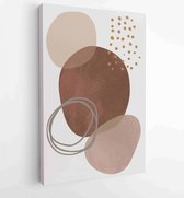 Canvas schilderij - Minimal and Gold abstract wall arts vector collection. 1 -    – 1875548146 - 80*60 Vertical