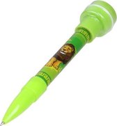 pen met stempel leeuw junior 12,7 cm groen