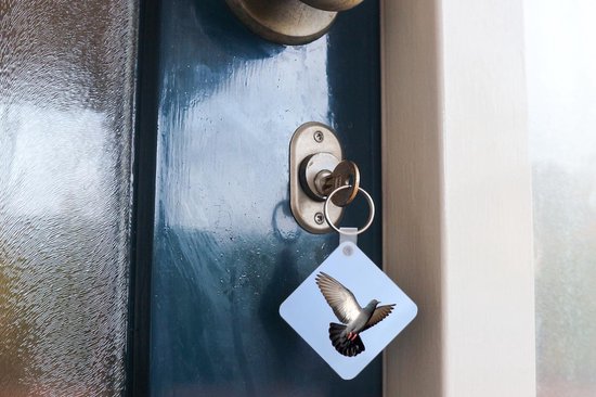 Porte-clés - Cadeaux à distribuer - Duif - Ciel - Blauw - Plastique - Cadeaux Sinterklaas - Cadeaux à distribuer pour les enfants - Cadeaux chaussures - Petits cadeaux