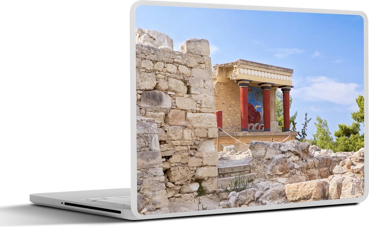 Laptop sticker - 14 inch - Knossos - Kreta - Griekenland - 32x5x23x5cm - Laptopstickers - Laptop skin - Cover