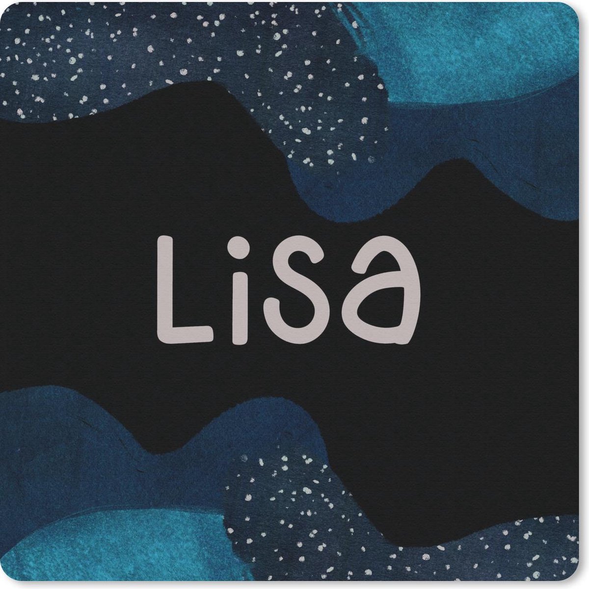 Muismat 30x30 cm - Mousepad Lisa - Pastel - Meisje - Muismatten