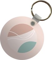 Sleutelhanger - Zomer - Tennisbal - Pastel - Plastic - Rond - Uitdeelcadeautjes